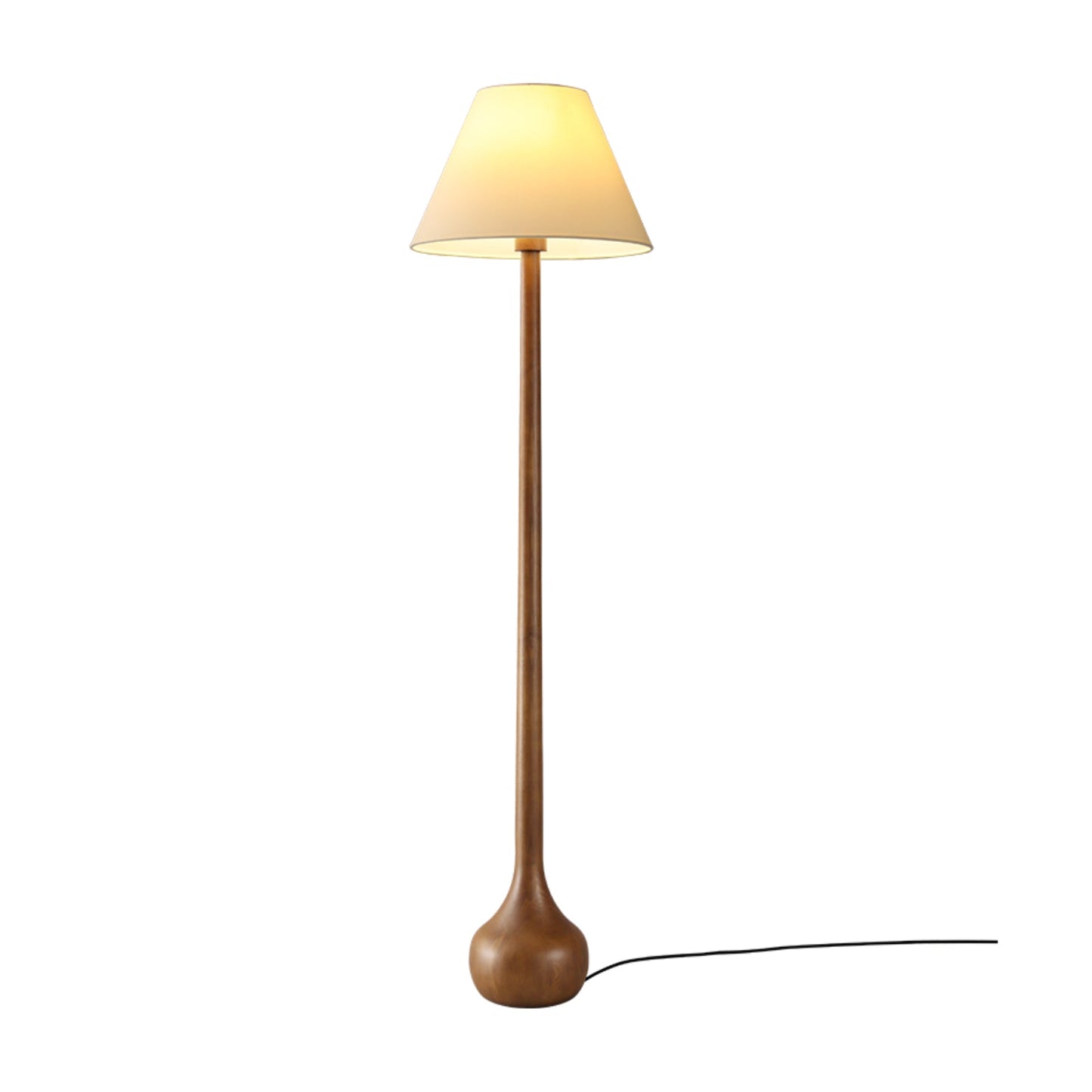 Final Strike Floor Lamp - LED Indoor Lighting - Wooden Base
