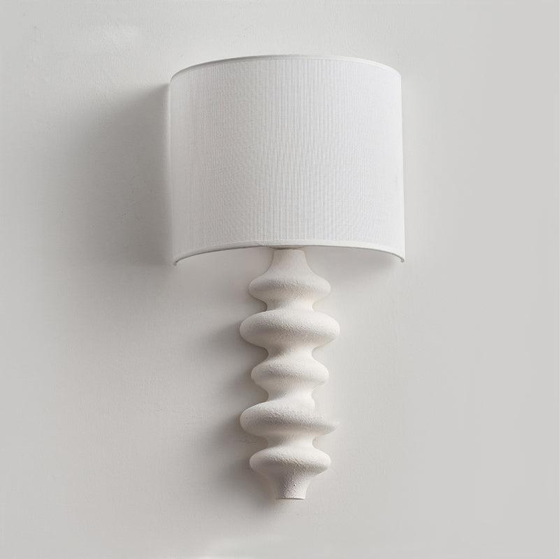 Fishbone Sconce Wall Light - Textured Solid Wood, LED