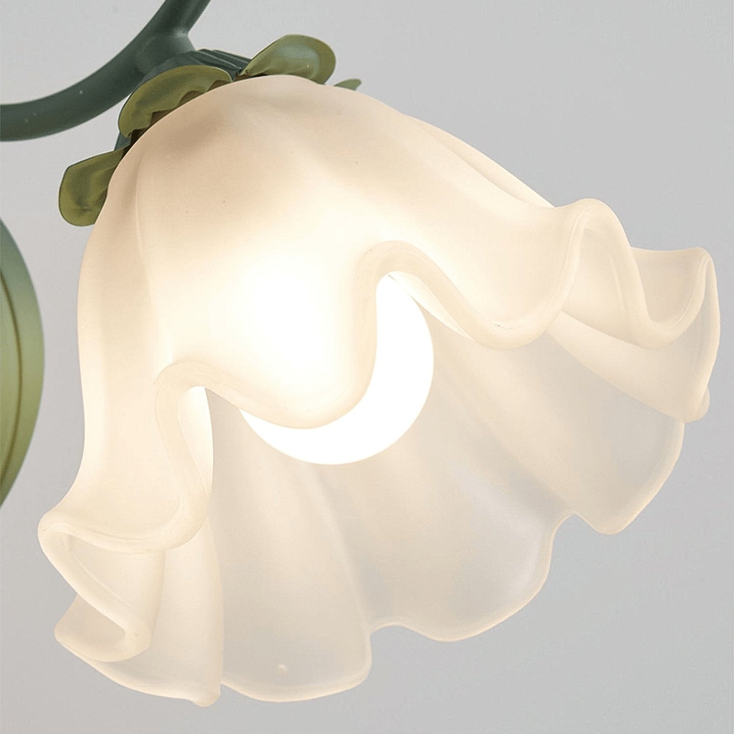 Flared Wall Light Sconce - Elegant Floral LED Design