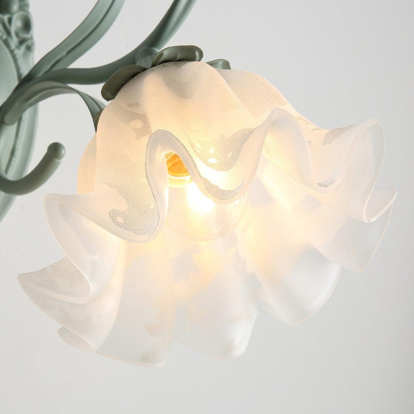 Flared Wall Light Sconce - Elegant Floral LED Design