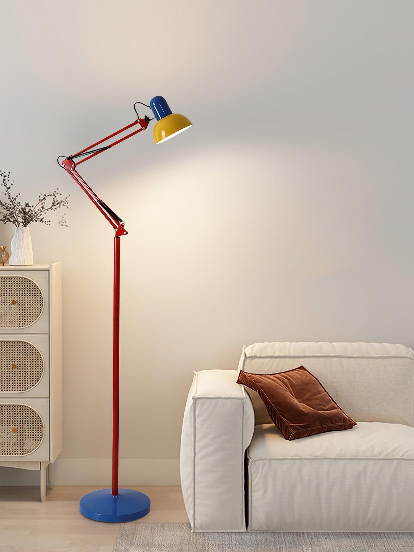 Flexi Memphis Floor Lamp LED, Adjustable Colourful Design