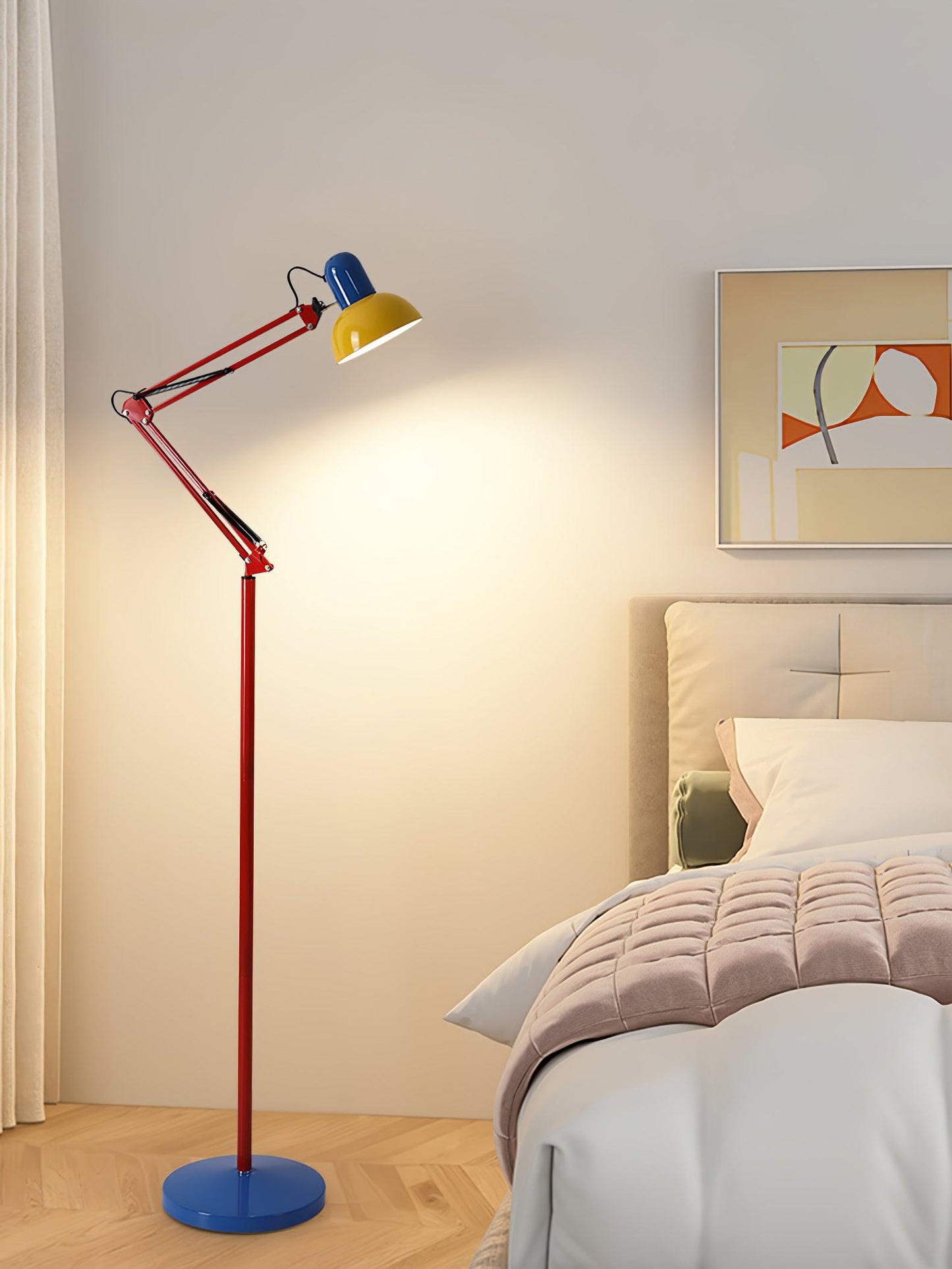Flexi Memphis Floor Lamp LED, Adjustable Colourful Design