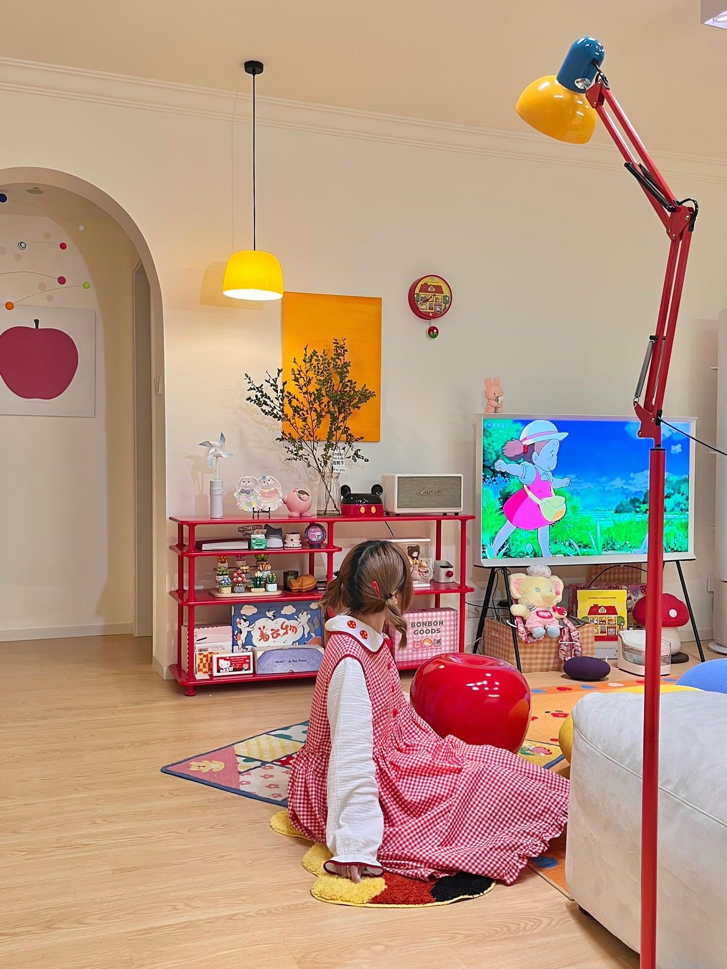 Flexi Memphis Floor Lamp LED, Adjustable Colourful Design
