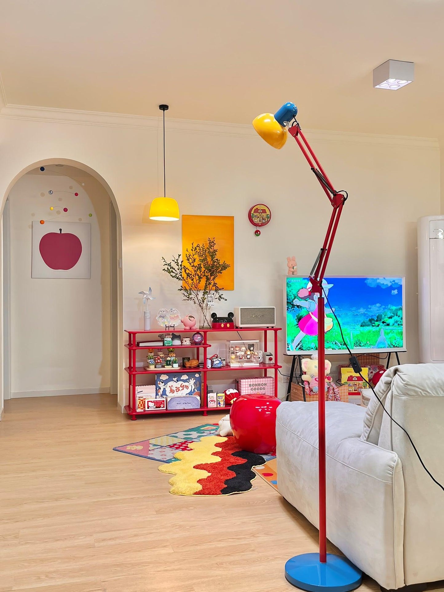 Flexi Memphis Floor Lamp LED, Adjustable Colourful Design