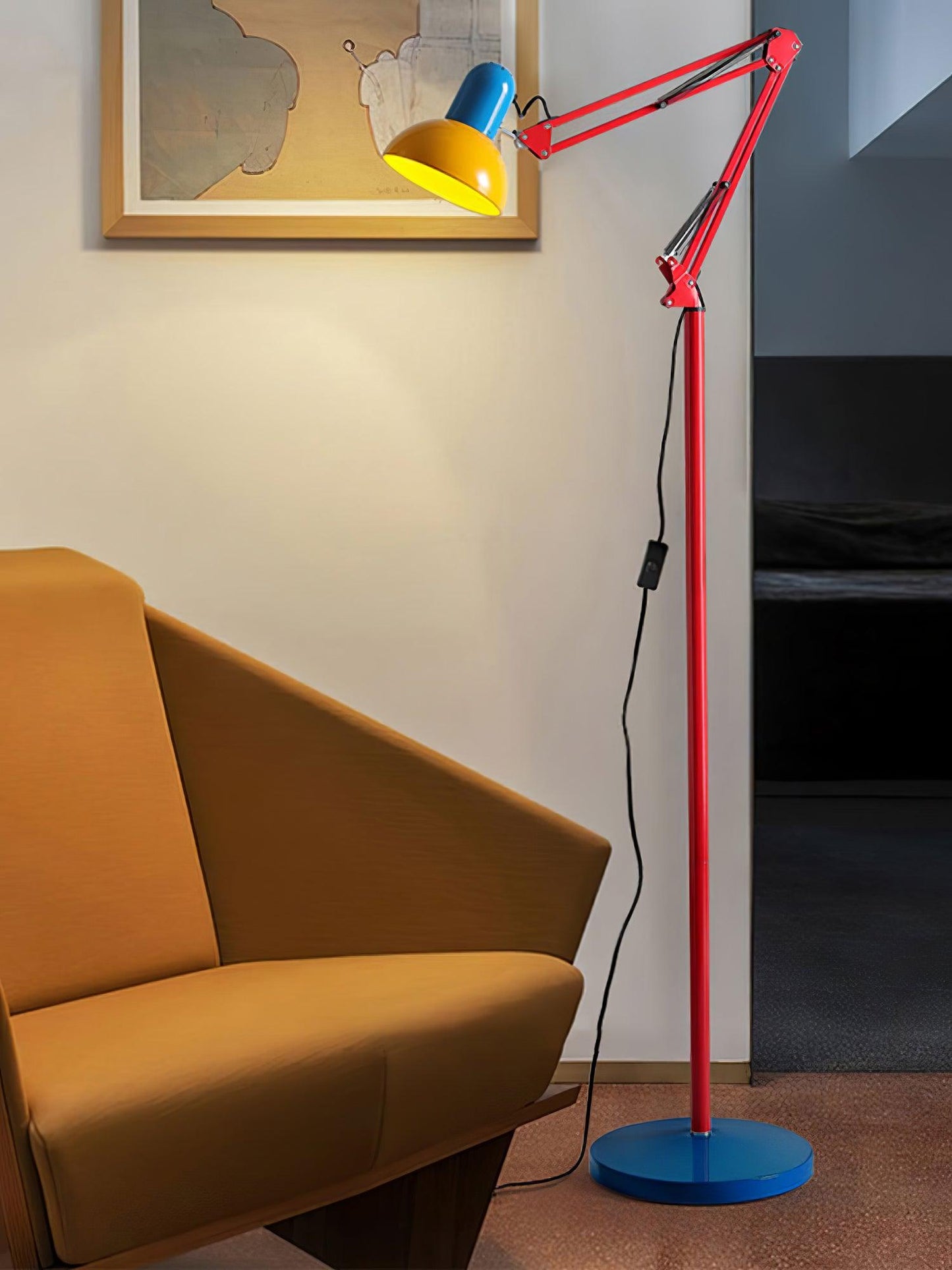 Flexi Memphis Floor Lamp LED, Adjustable Colourful Design
