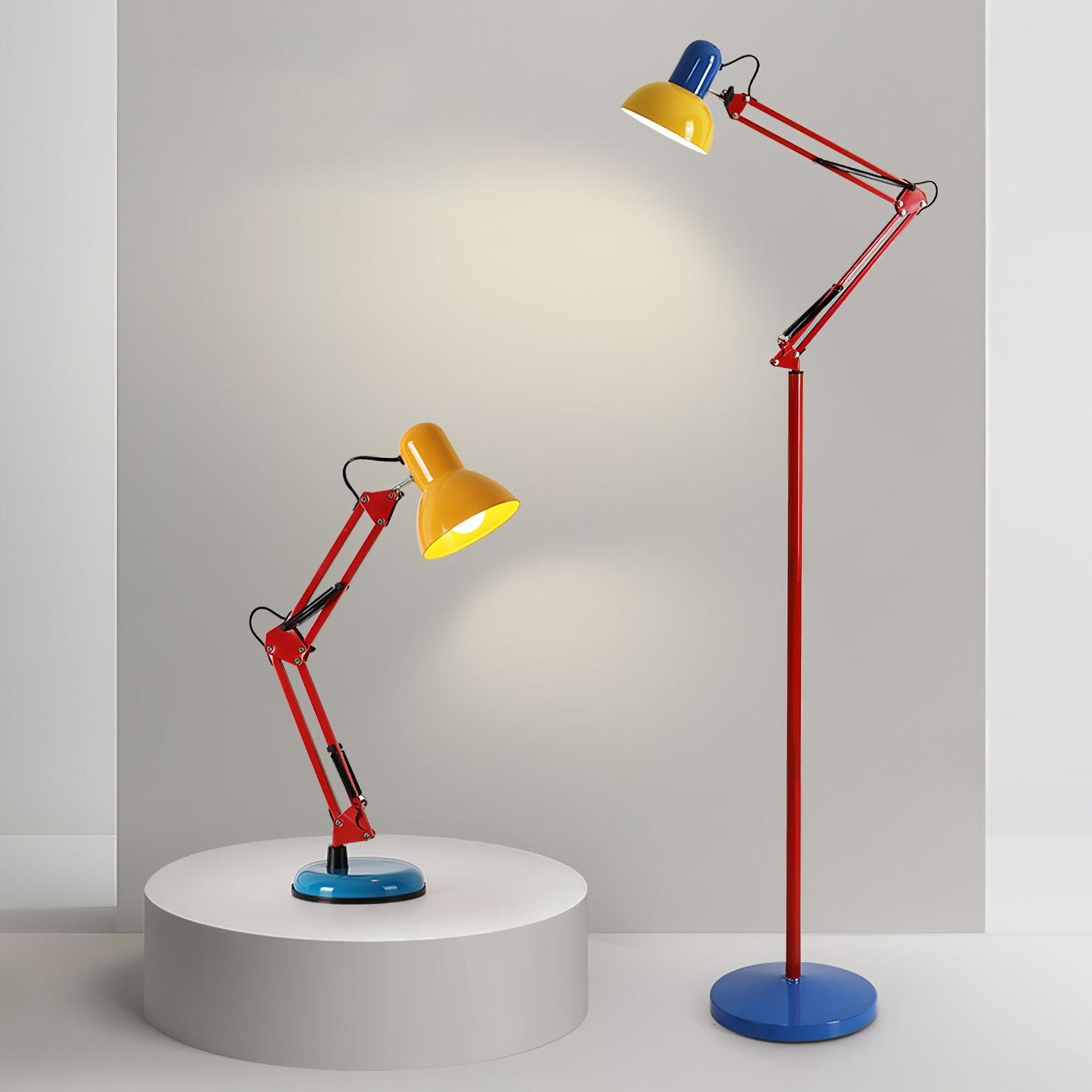 Flexi Memphis Floor Lamp LED, Adjustable Colourful Design