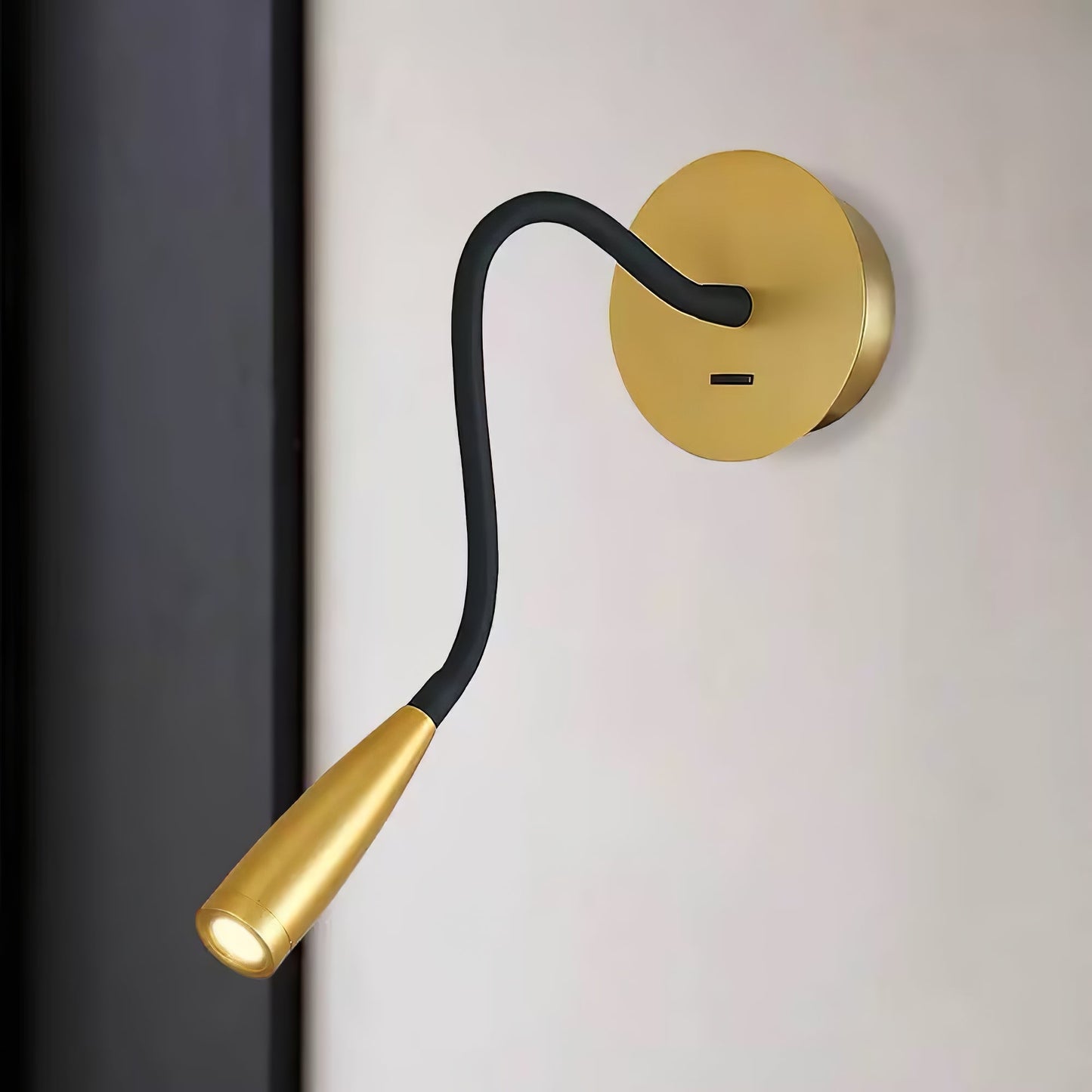 Flexi Hose Wall Light Sconce with Adjustable LED Design