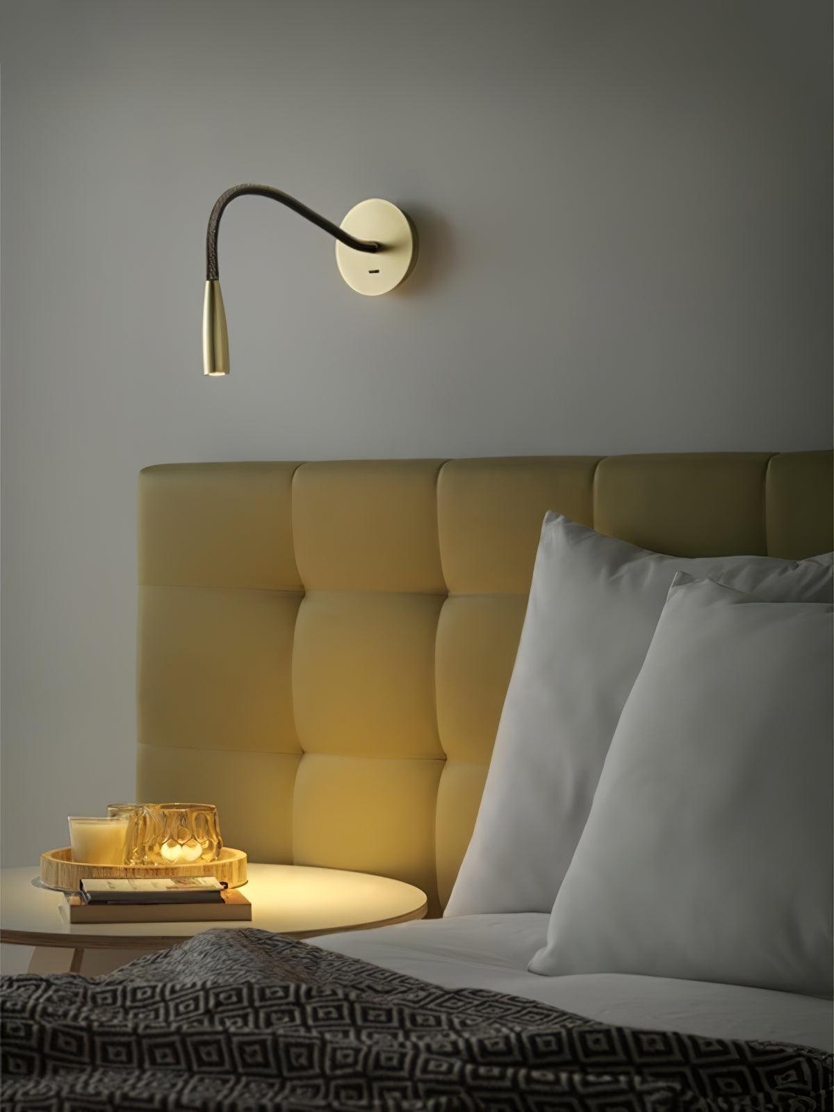Flexi Hose Wall Light Sconce with Adjustable LED Design