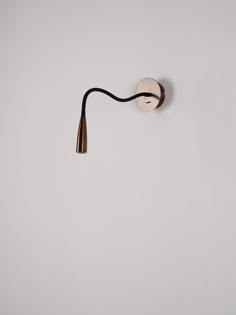 Flexi Hose Wall Light Sconce with Adjustable LED Design