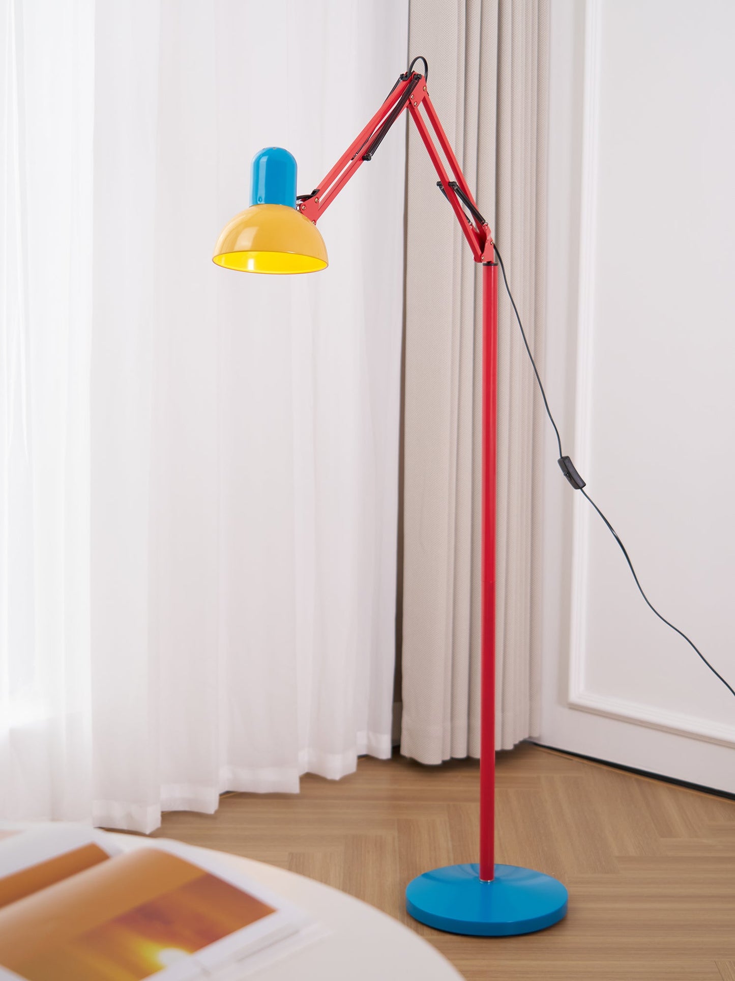 Flexi Memphis Floor Lamp LED, Adjustable Colourful Design