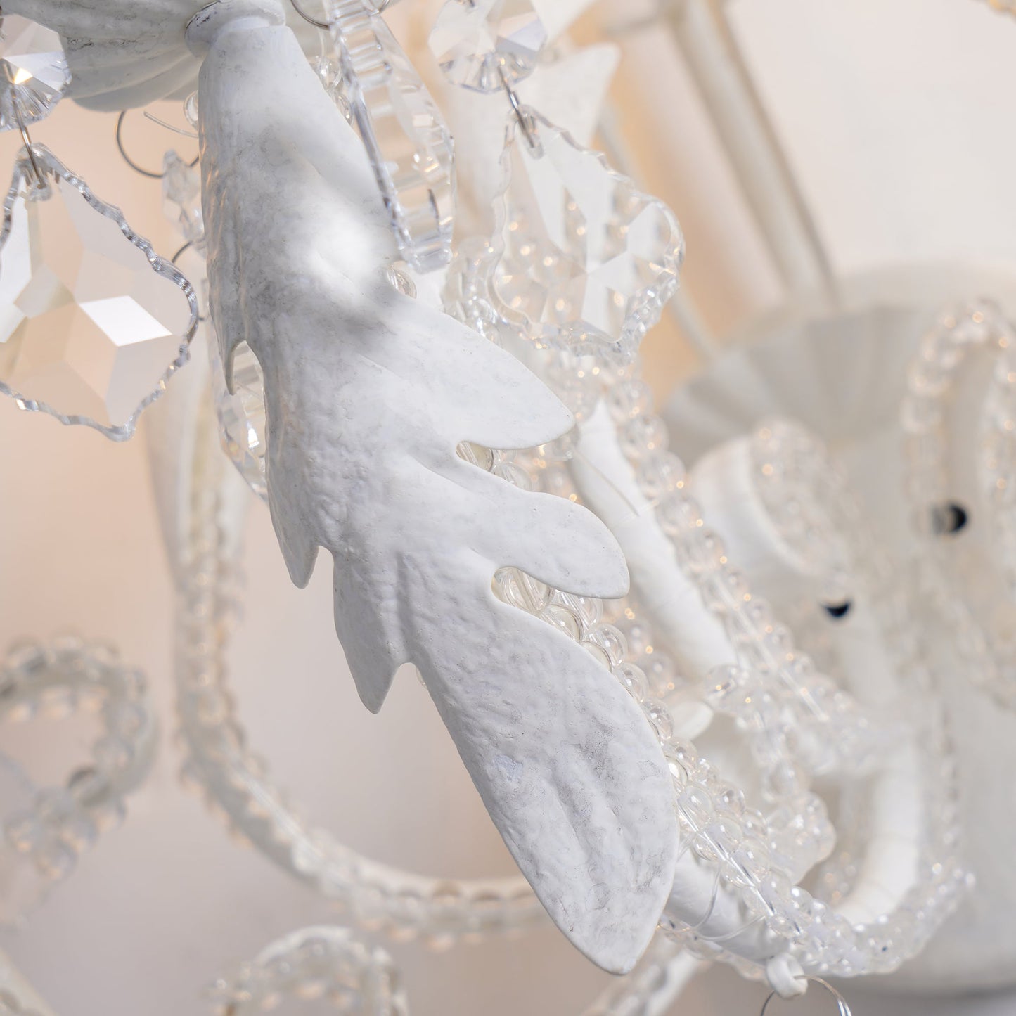Candle Holder Wall Lamp Set of 2 with Crystal Accents