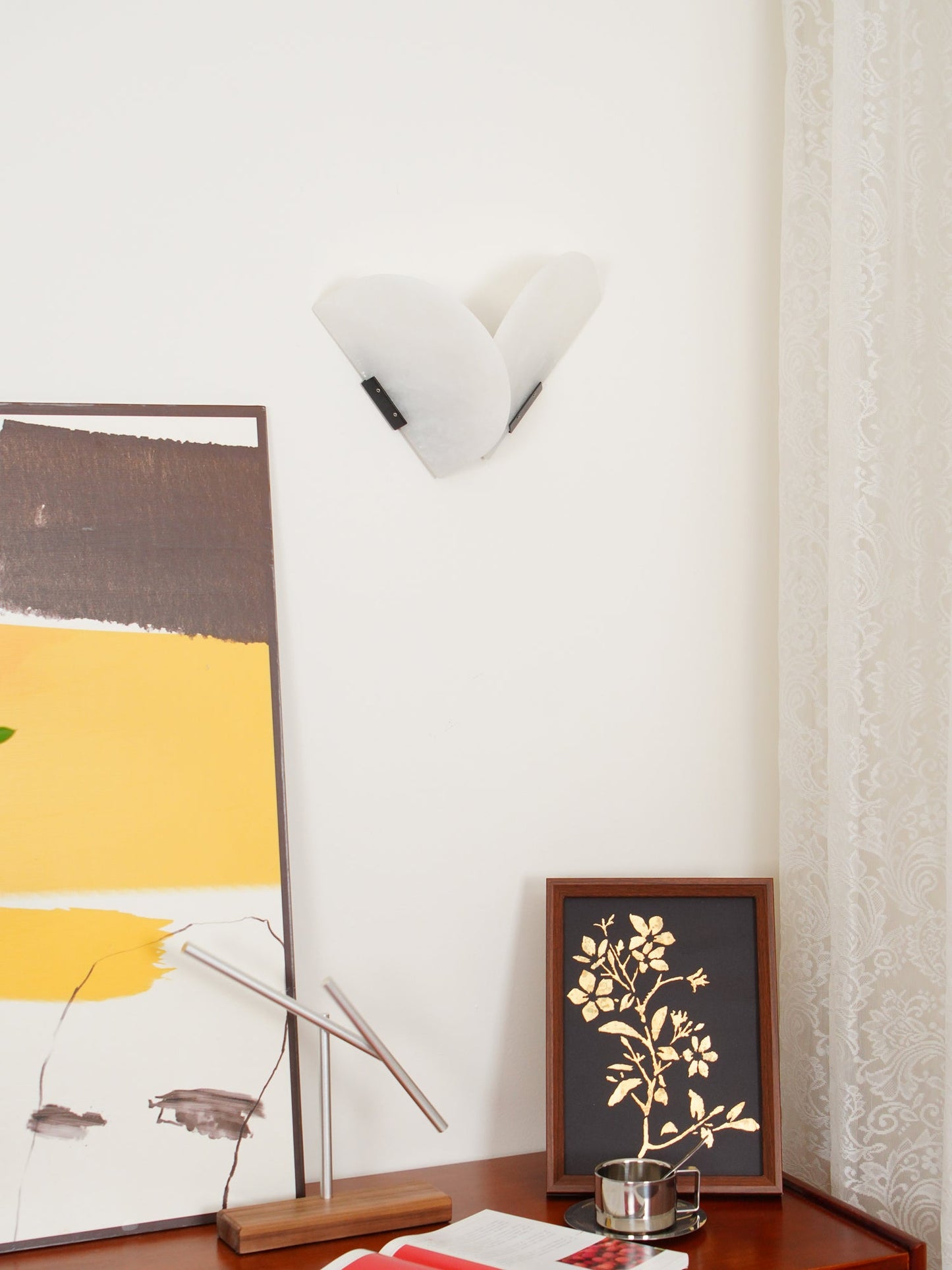 Fly Gaby Wall Lamp - Contemporary LED Alabaster Design