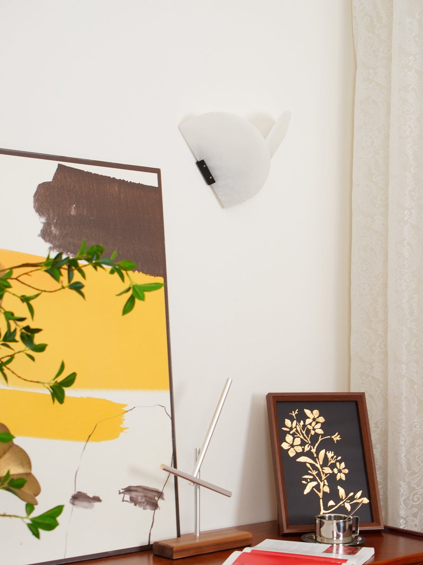 Fly Gaby Wall Lamp - Contemporary LED Alabaster Design