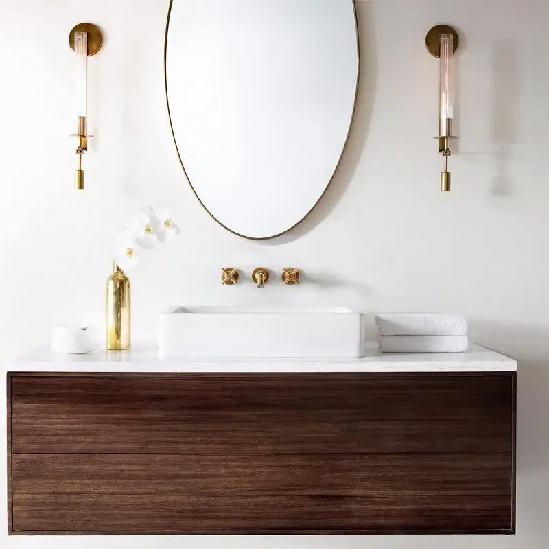 French Classicism Wall Lamp - Brass Indoor LED Light Fixture