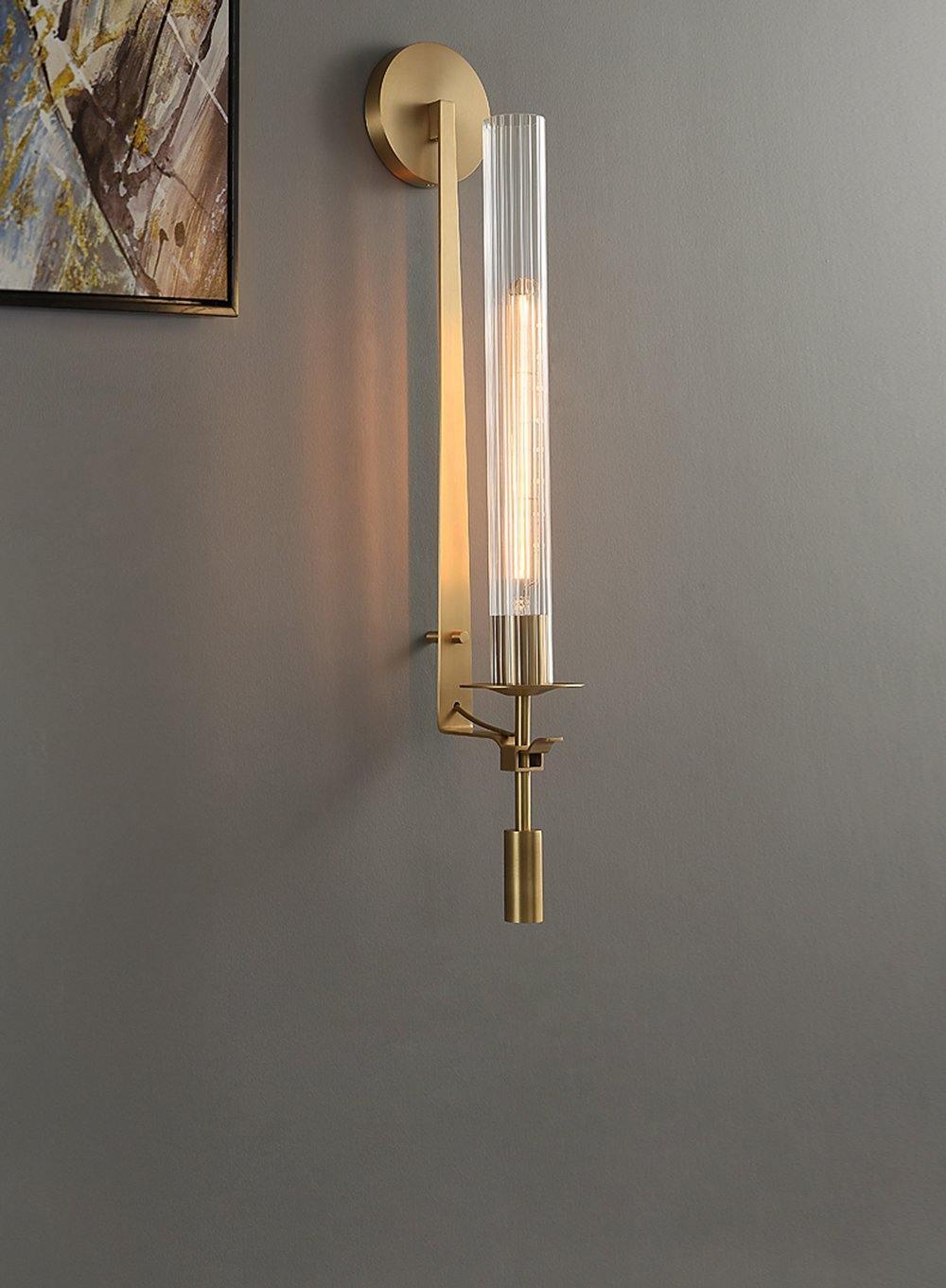 French Classicism Wall Lamp - Brass Indoor LED Light Fixture