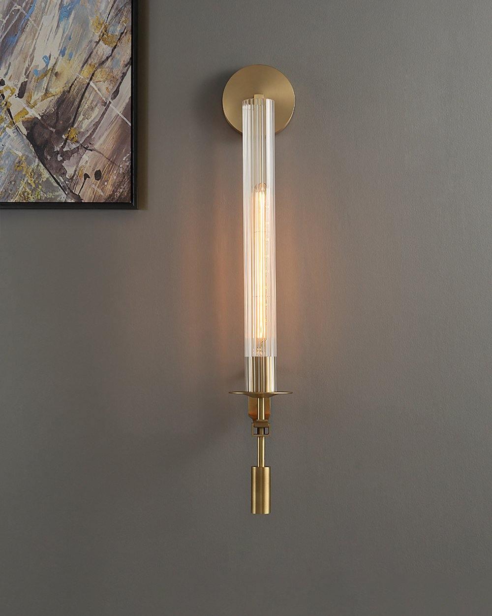 French Classicism Wall Lamp - Brass Indoor LED Light Fixture
