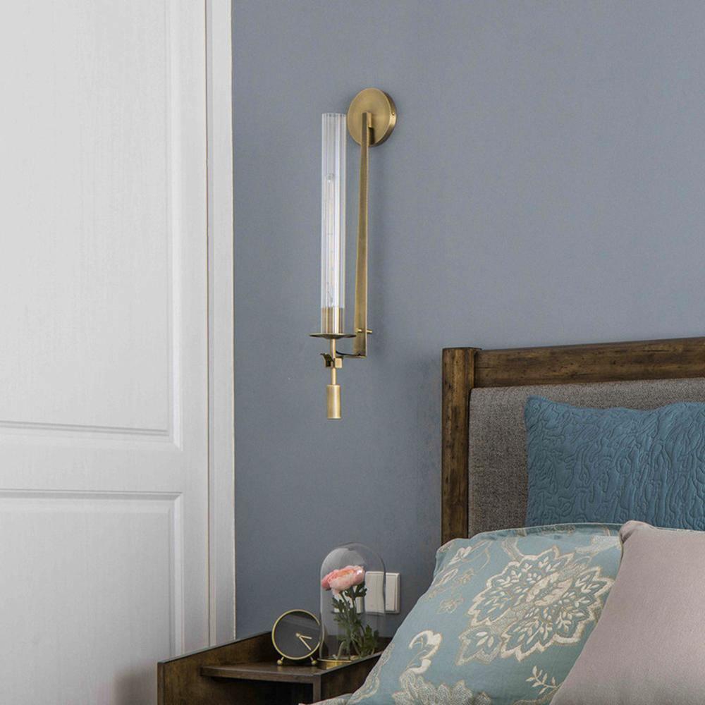 French Classicism Wall Lamp - Brass Indoor LED Light Fixture