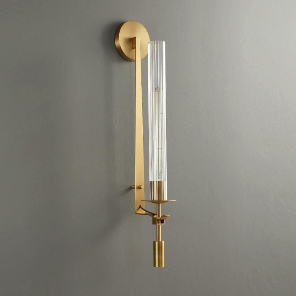 French Classicism Wall Lamp - Brass Indoor LED Light Fixture