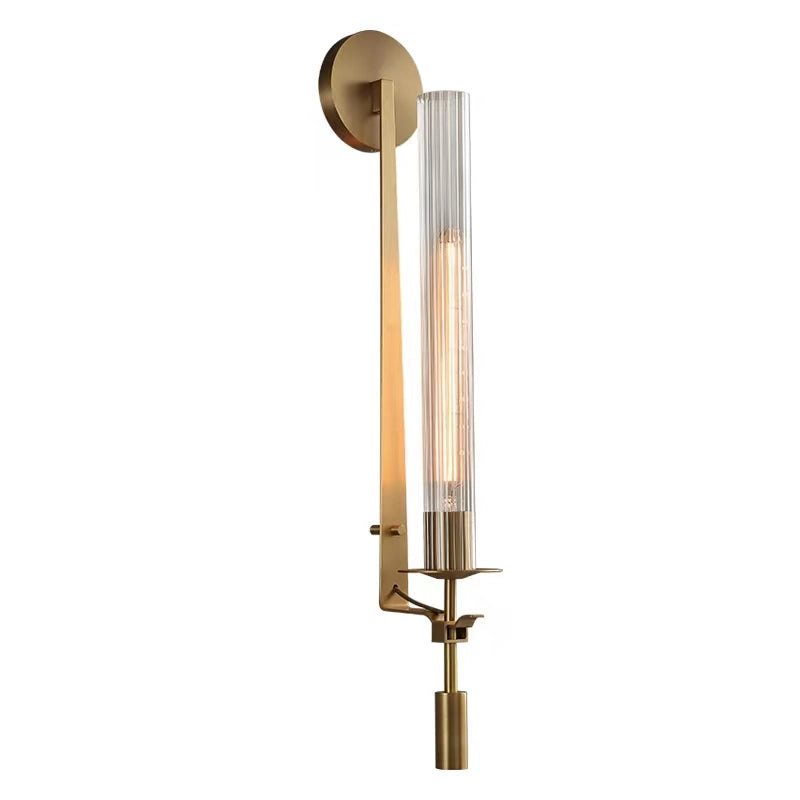 French Classicism Wall Lamp - Brass Indoor LED Light Fixture