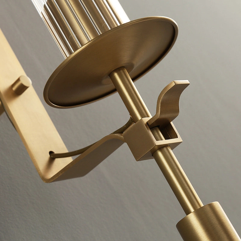 French Classicism Wall Lamp - Brass Indoor LED Light Fixture
