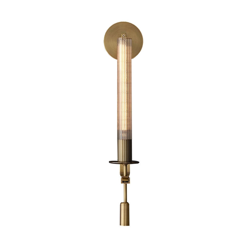 French Classicism Wall Lamp - Brass Indoor LED Light Fixture