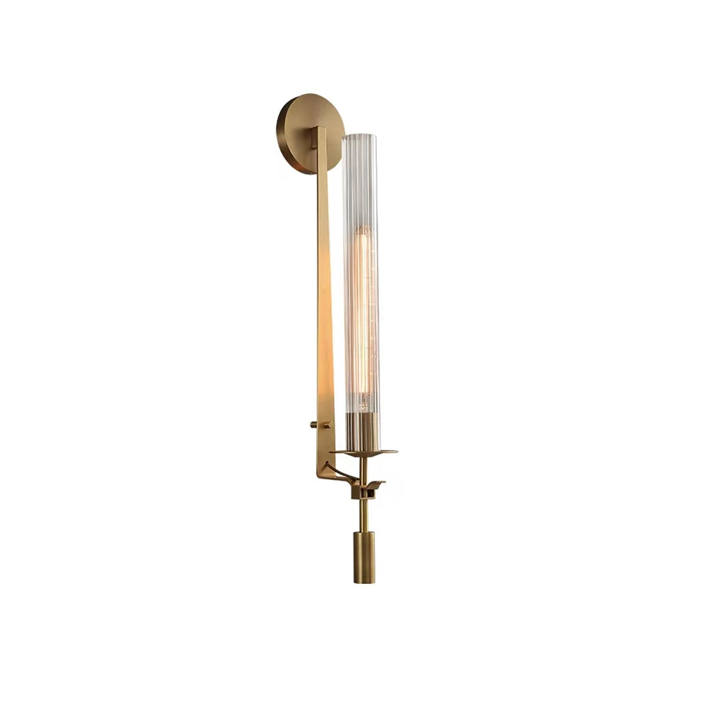 French Classicism Wall Lamp - Brass Indoor LED Light Fixture