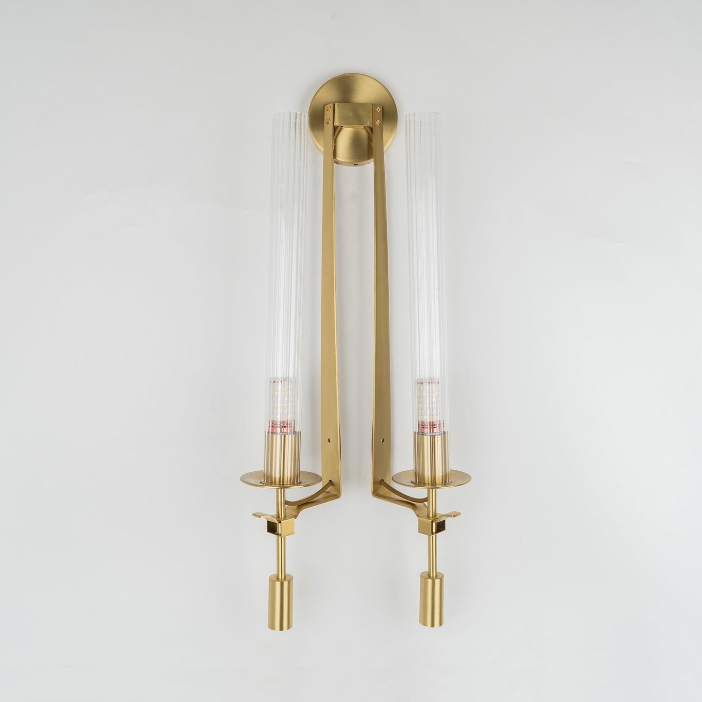 French Classicism Wall Lamp - Brass Indoor LED Light Fixture