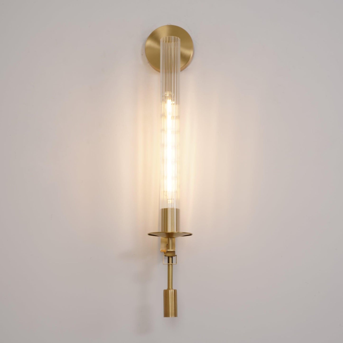 French Classicism Wall Lamp - Brass Indoor LED Light Fixture