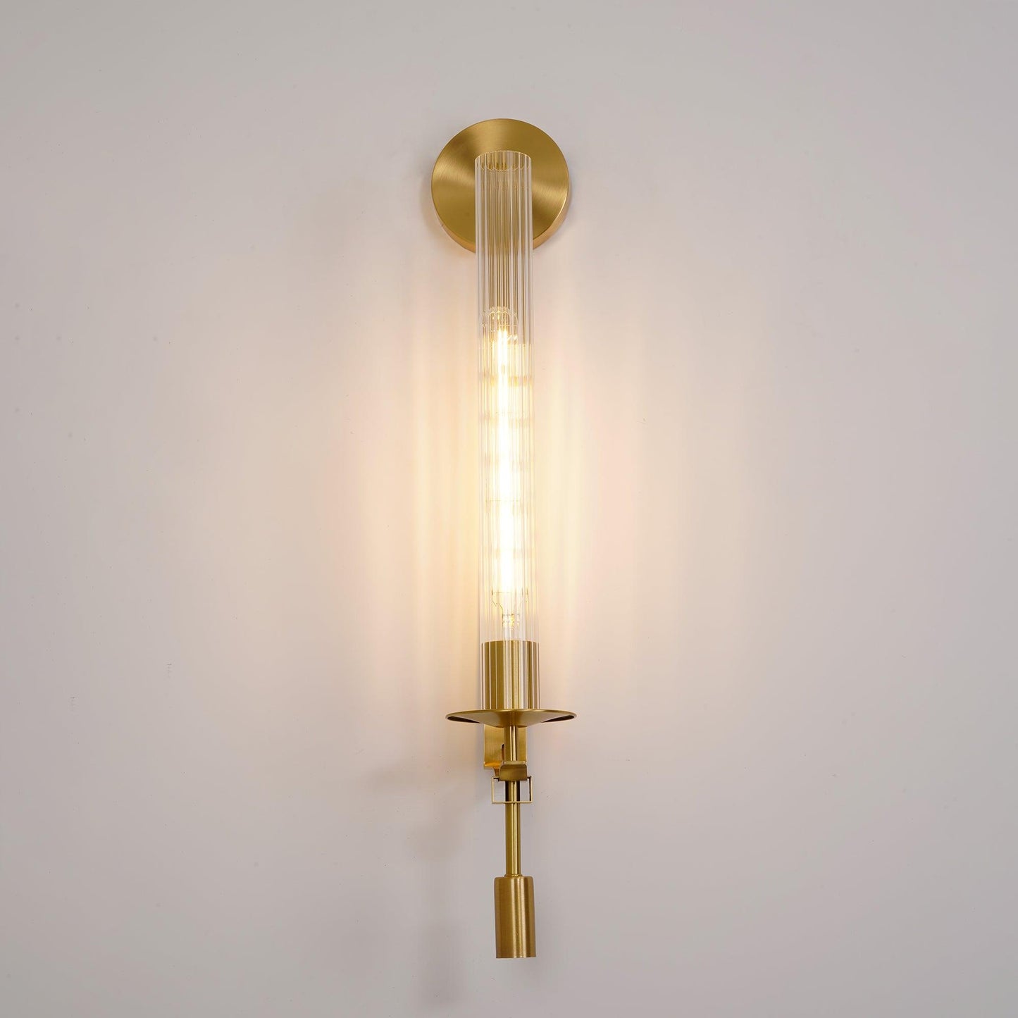 French Classicism Wall Lamp - Brass Indoor LED Light Fixture