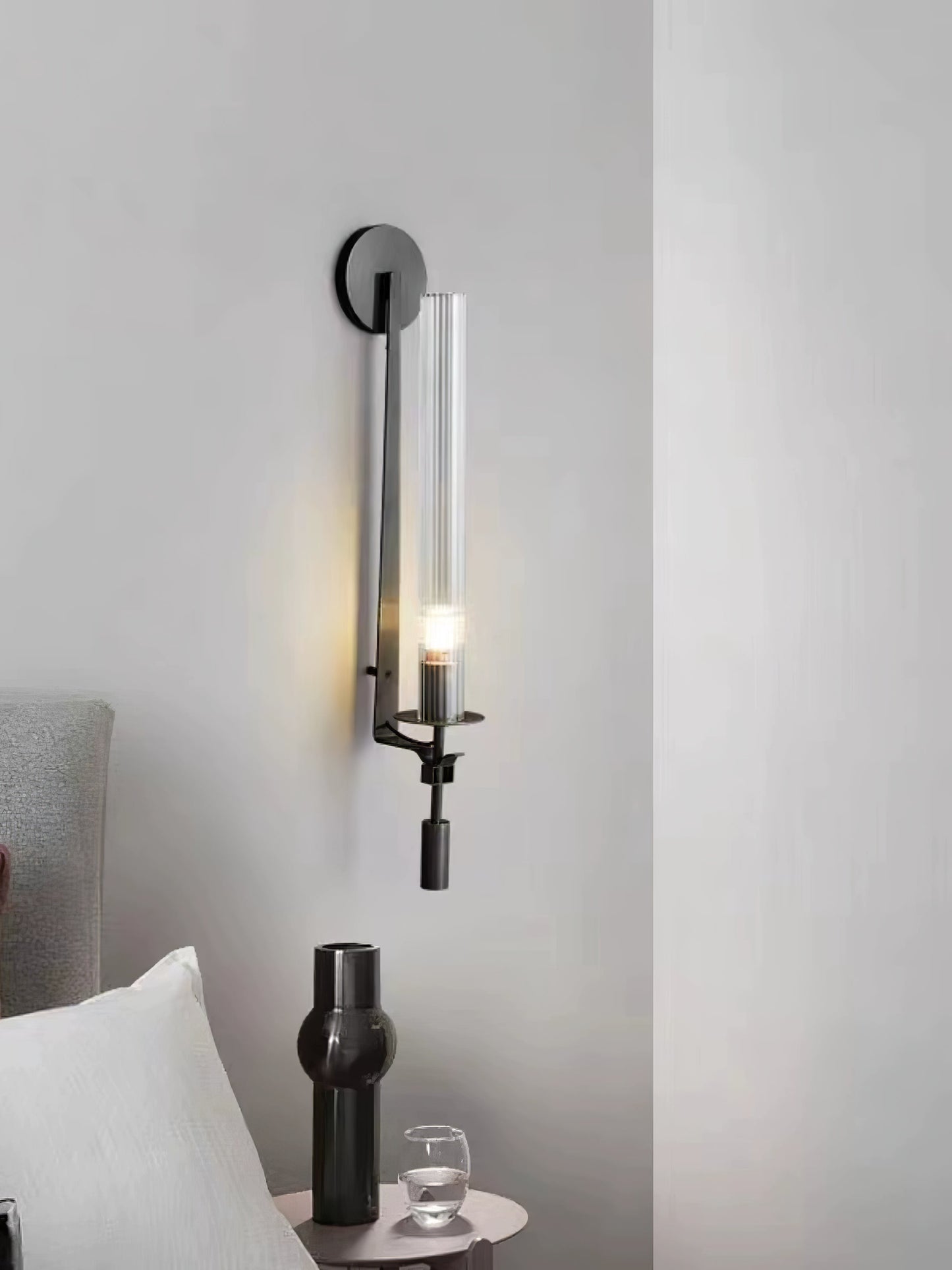 French Classicism Wall Lamp - Brass Indoor LED Light Fixture