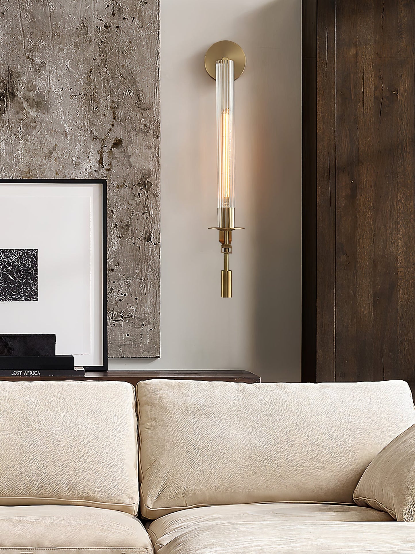French Classicism Wall Lamp - Brass Indoor LED Light Fixture
