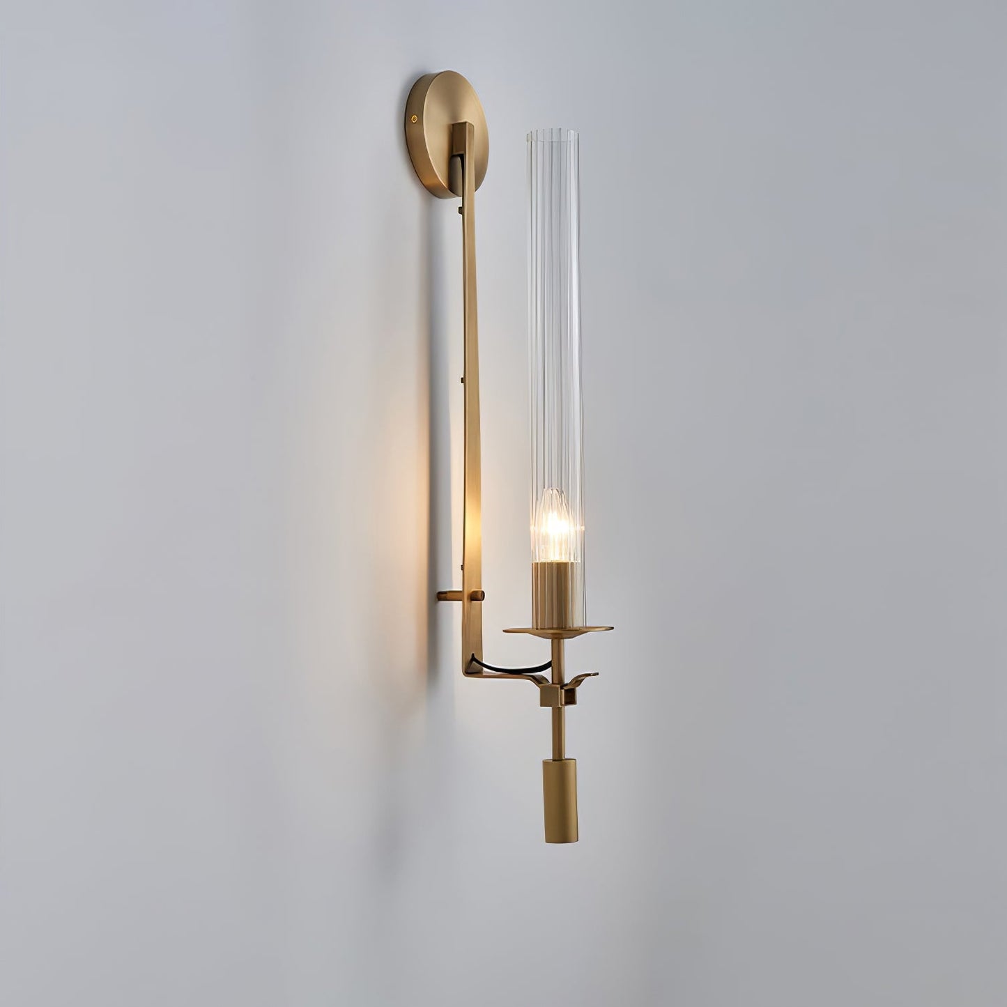 French Classicism Wall Lamp - Brass Indoor LED Light Fixture