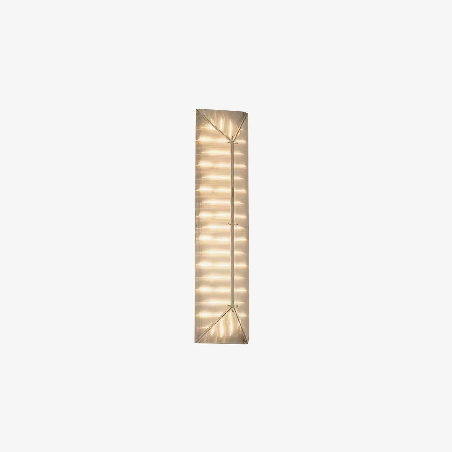 Fragment Wall Lamp with Patterned Glass, LED Lighting