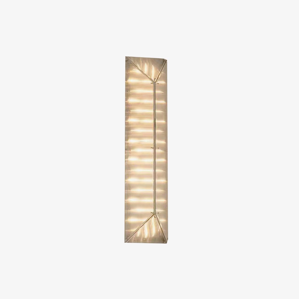 Fragment Wall Lamp with Patterned Glass, LED Lighting