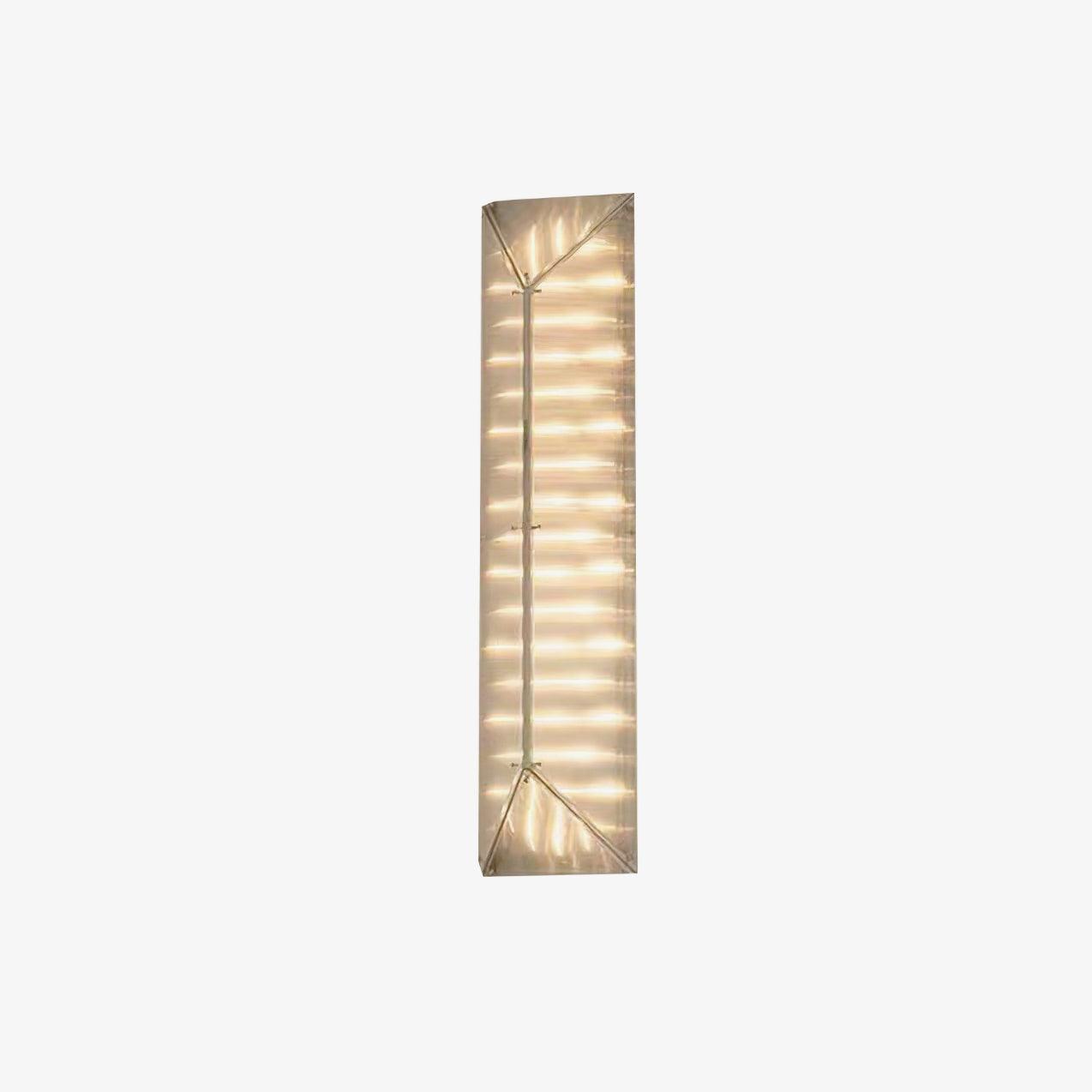 Fragment Wall Lamp with Patterned Glass, LED Lighting