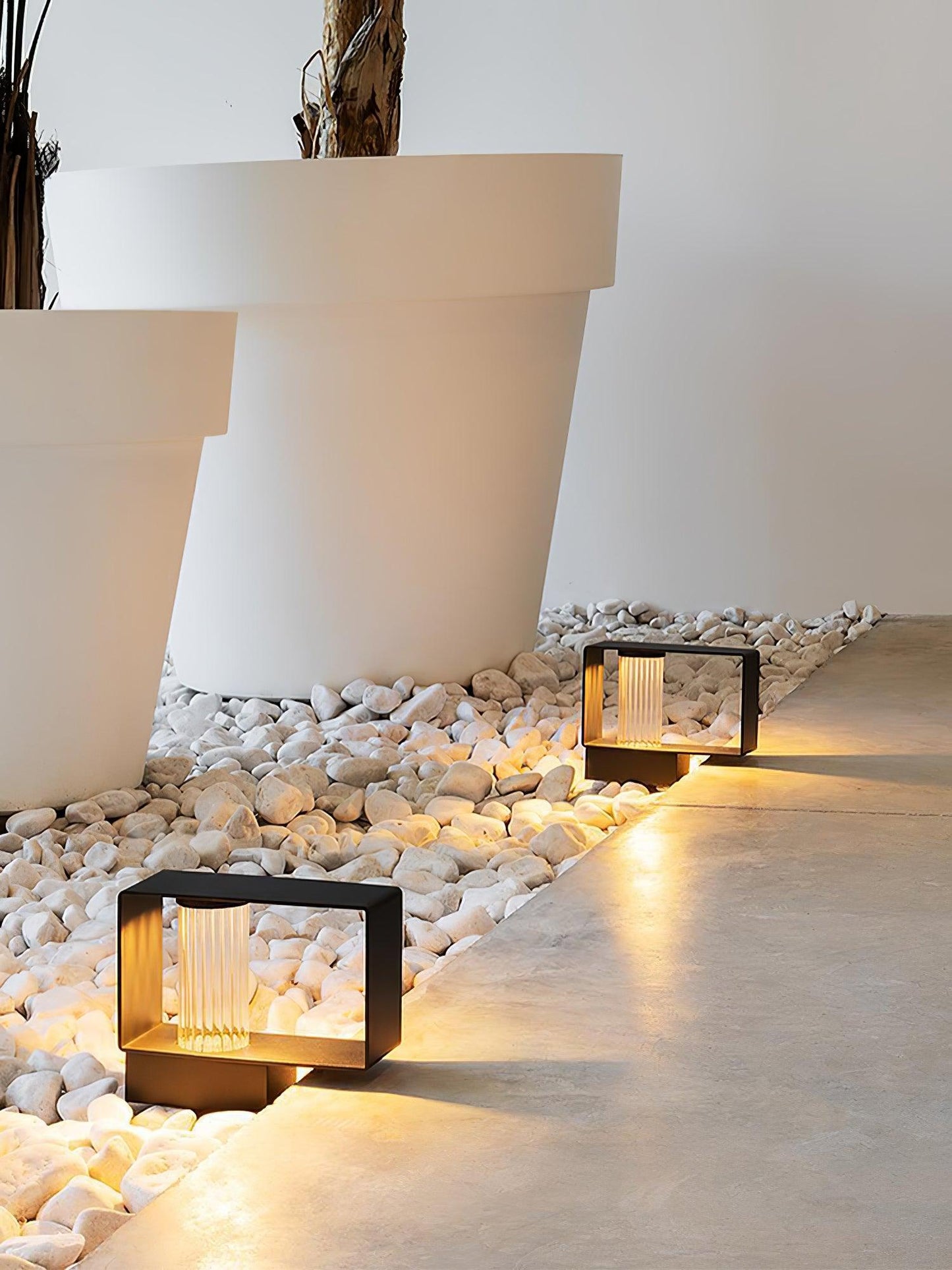 Frame Outdoor Post Lamp - Waterproof LED Garden Light