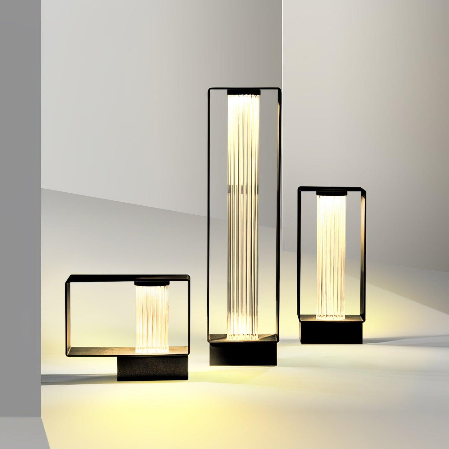 Frame Outdoor Post Lamp - Waterproof LED Garden Light