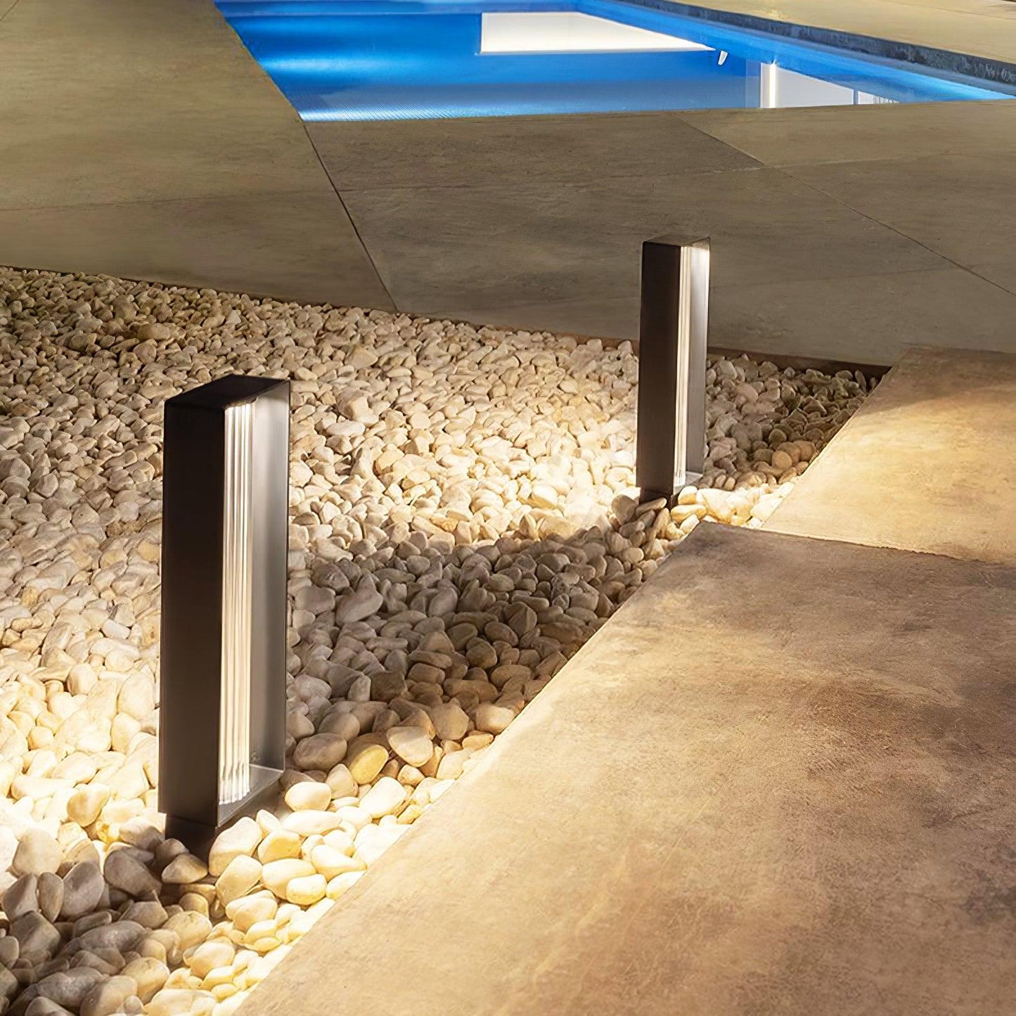 Frame Outdoor Post Lamp - Waterproof LED Garden Light