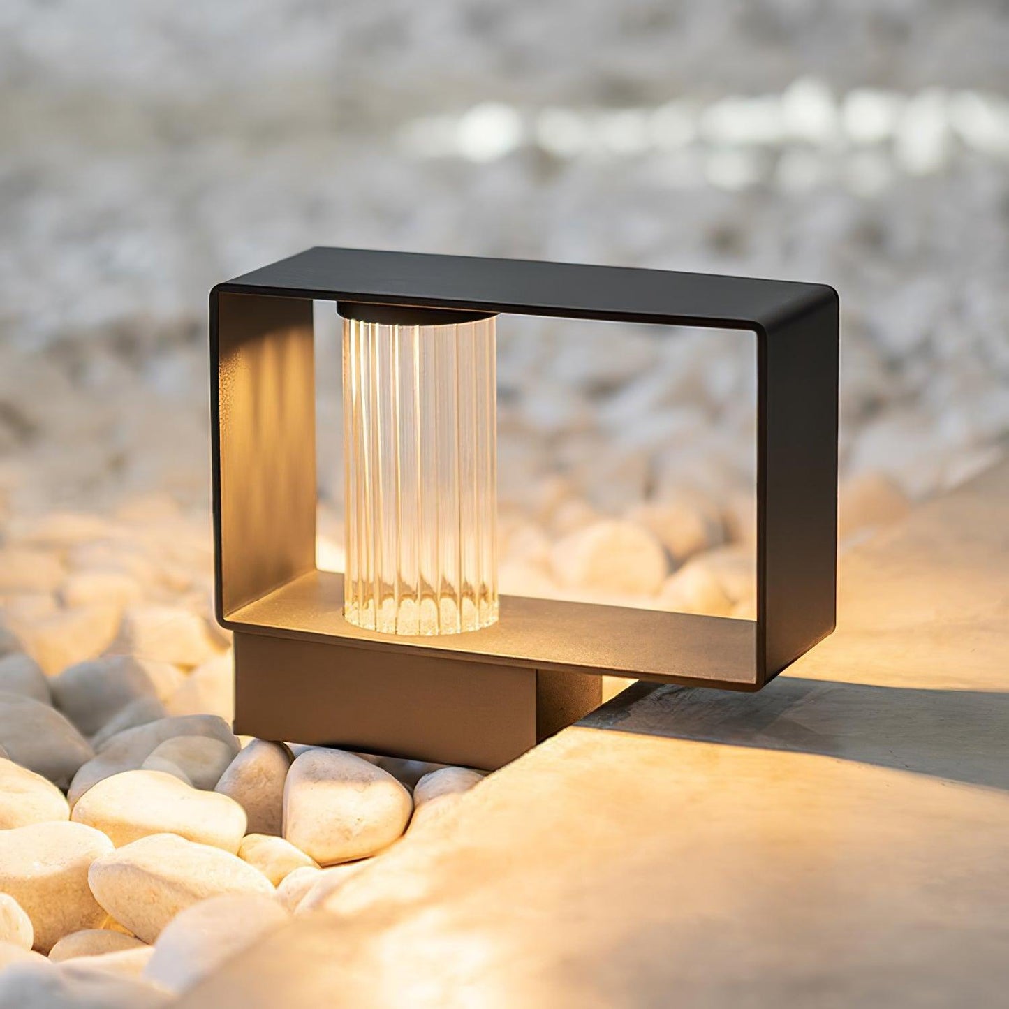 Frame Outdoor Post Lamp - Waterproof LED Garden Light