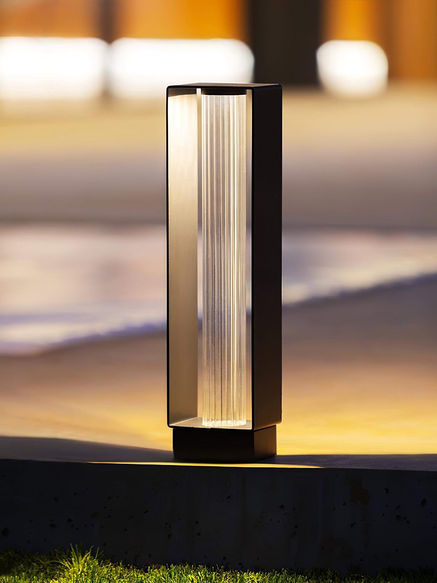 Frame Outdoor Post Lamp - Waterproof LED Garden Light