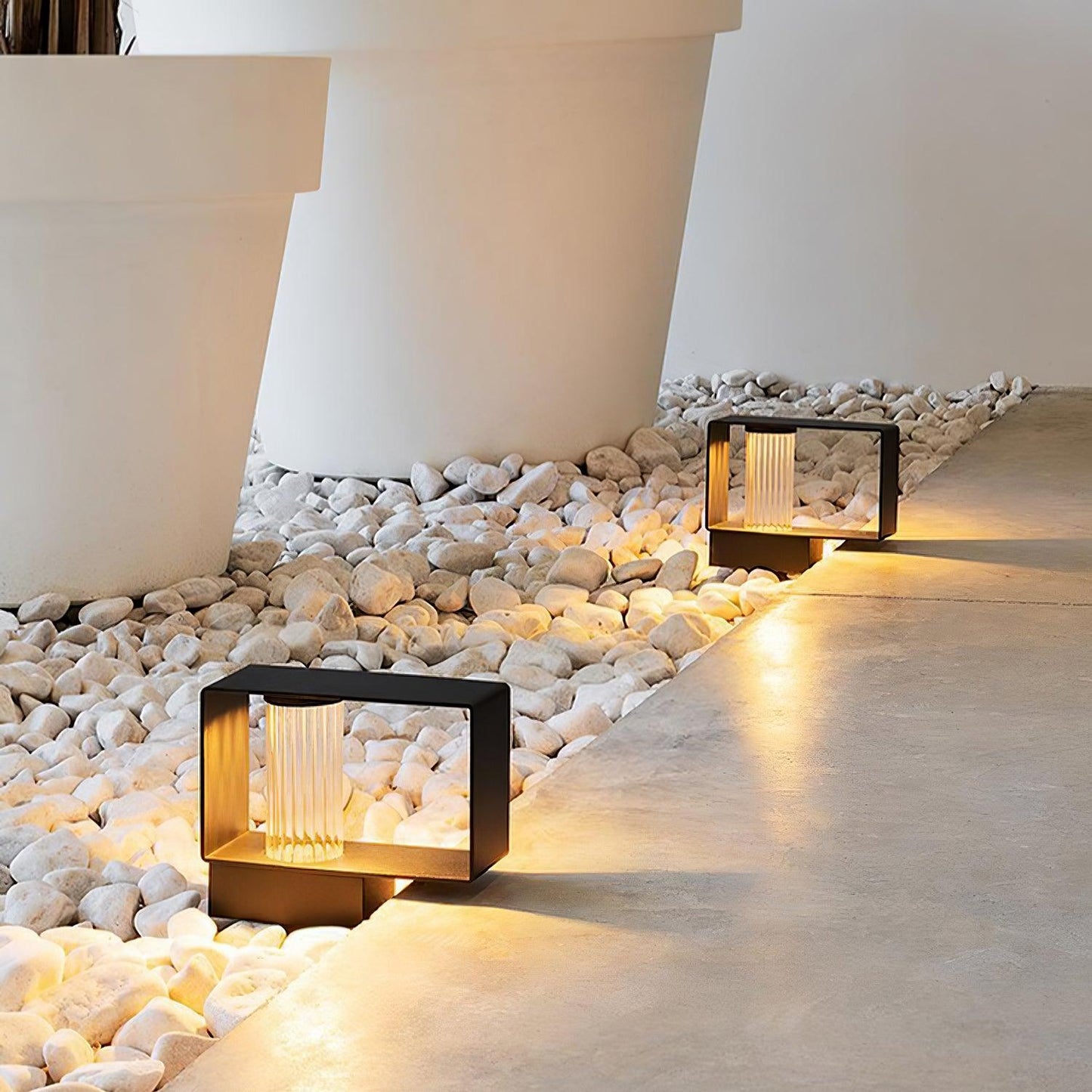 Frame Outdoor Post Lamp - Waterproof LED Garden Light