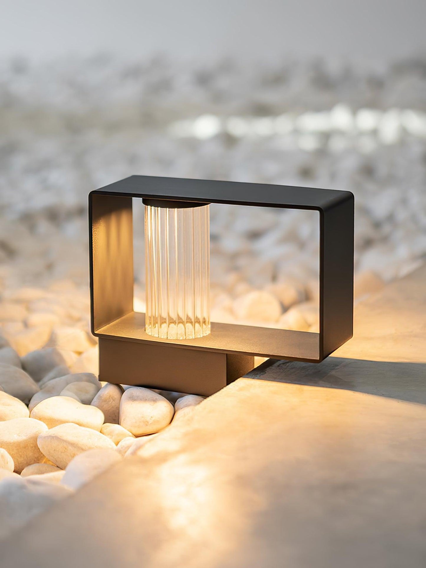 Frame Outdoor Post Lamp - Waterproof LED Garden Light