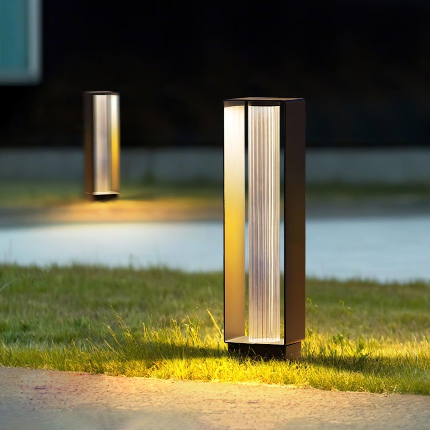 Frame Outdoor Post Lamp - Waterproof LED Garden Light