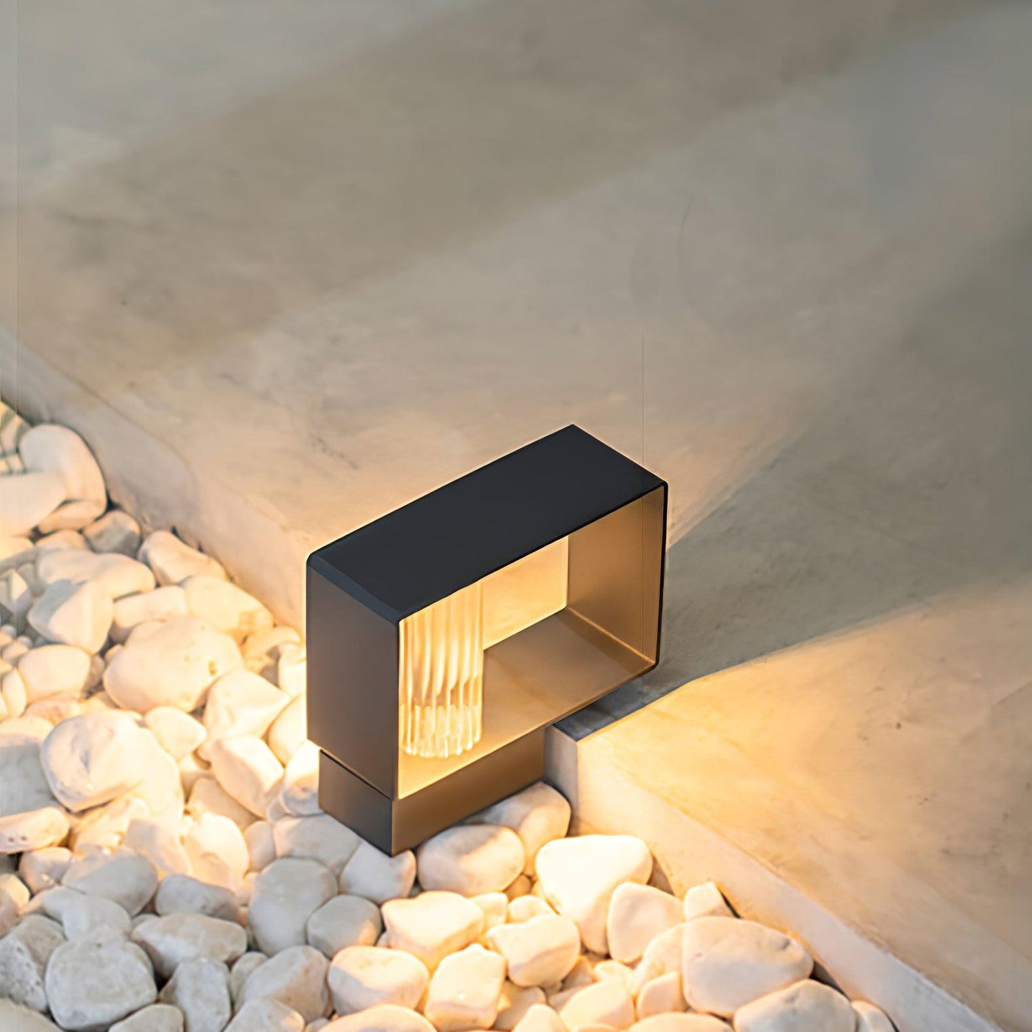 Frame Outdoor Post Lamp - Waterproof LED Garden Light
