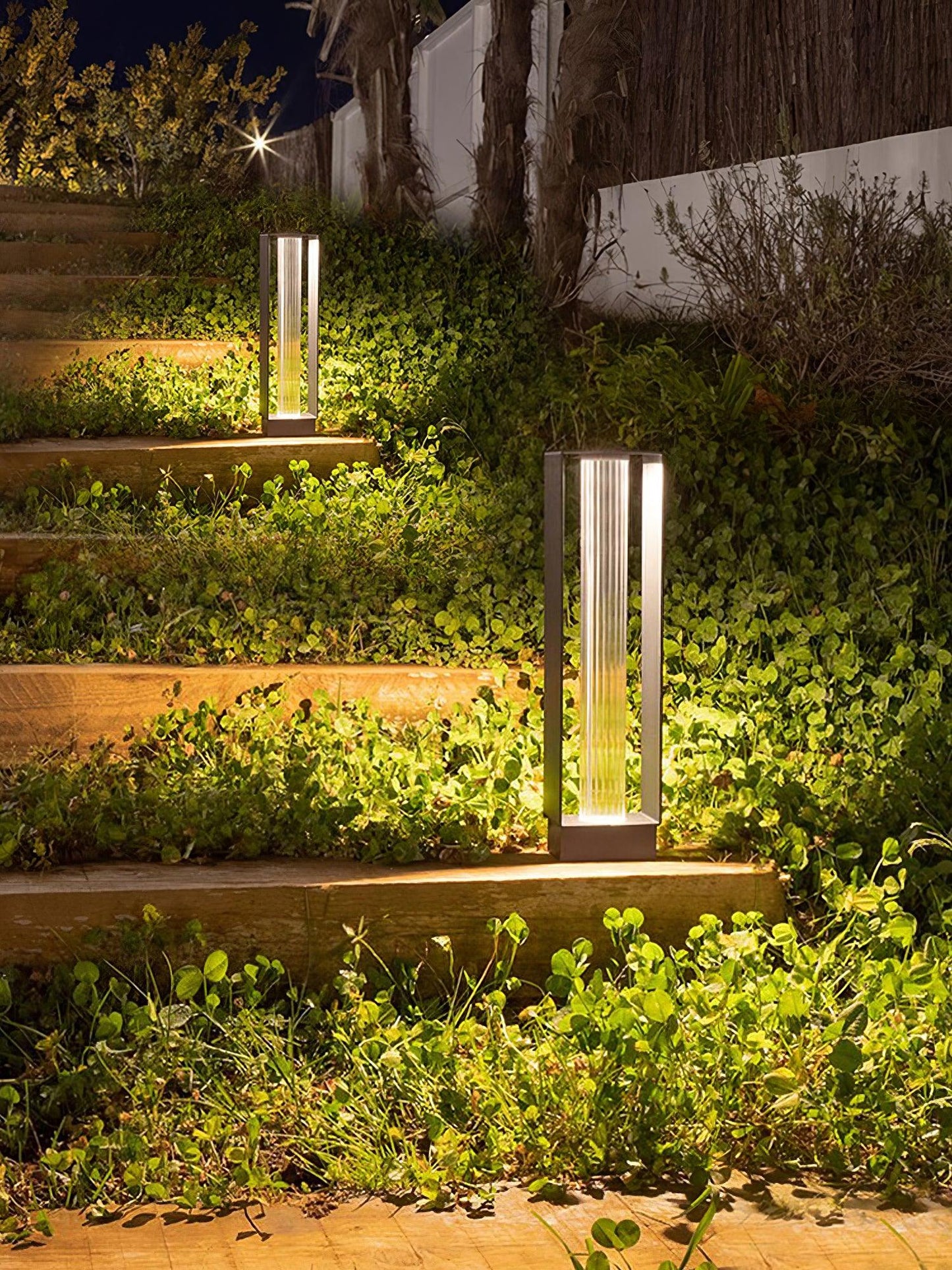 Frame Outdoor Post Lamp - Waterproof LED Garden Light