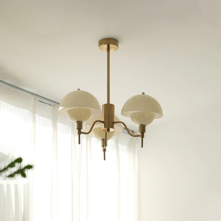 French Bubble Cream Chandelier – Elegant Living Room Light