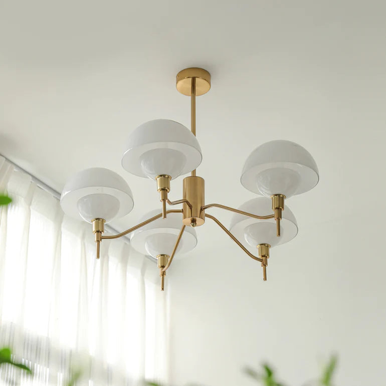 French Bubble Cream Chandelier – Elegant Living Room Light
