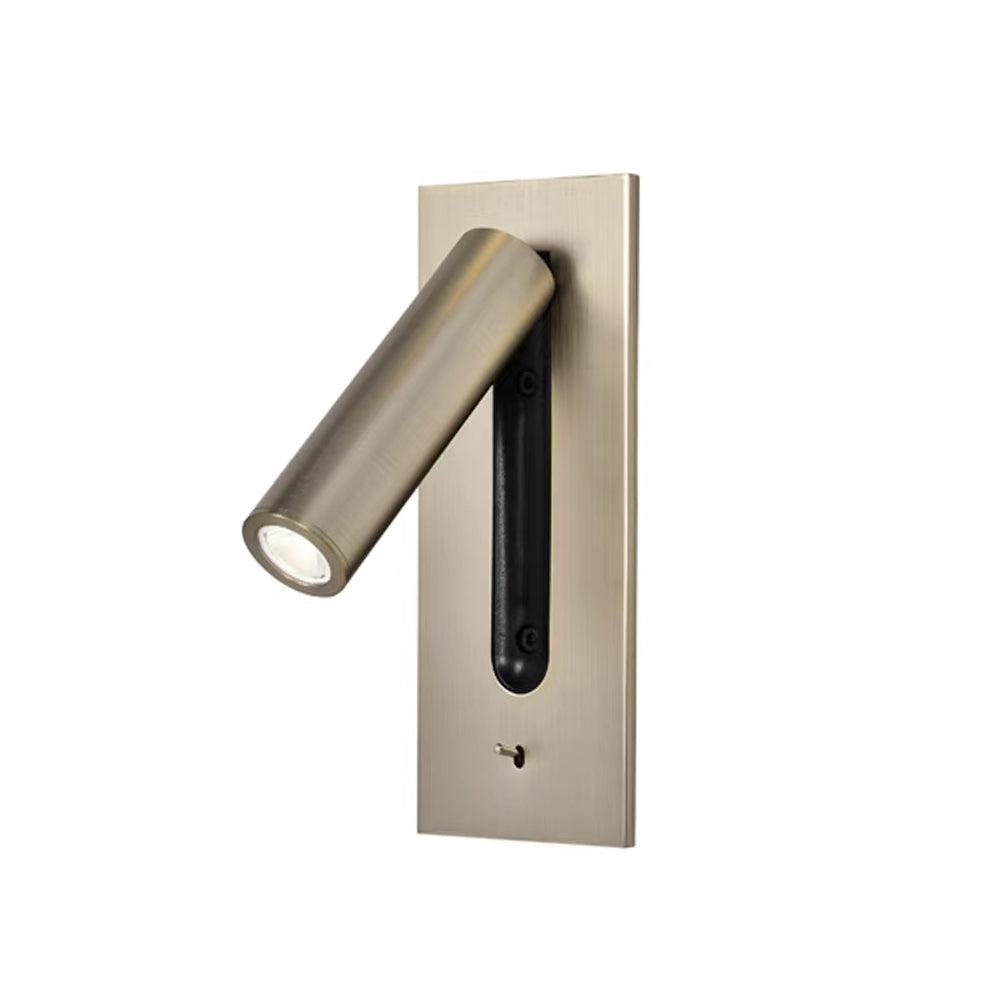 Folded Back Bedside Wall Lamp with LED Light and Switch