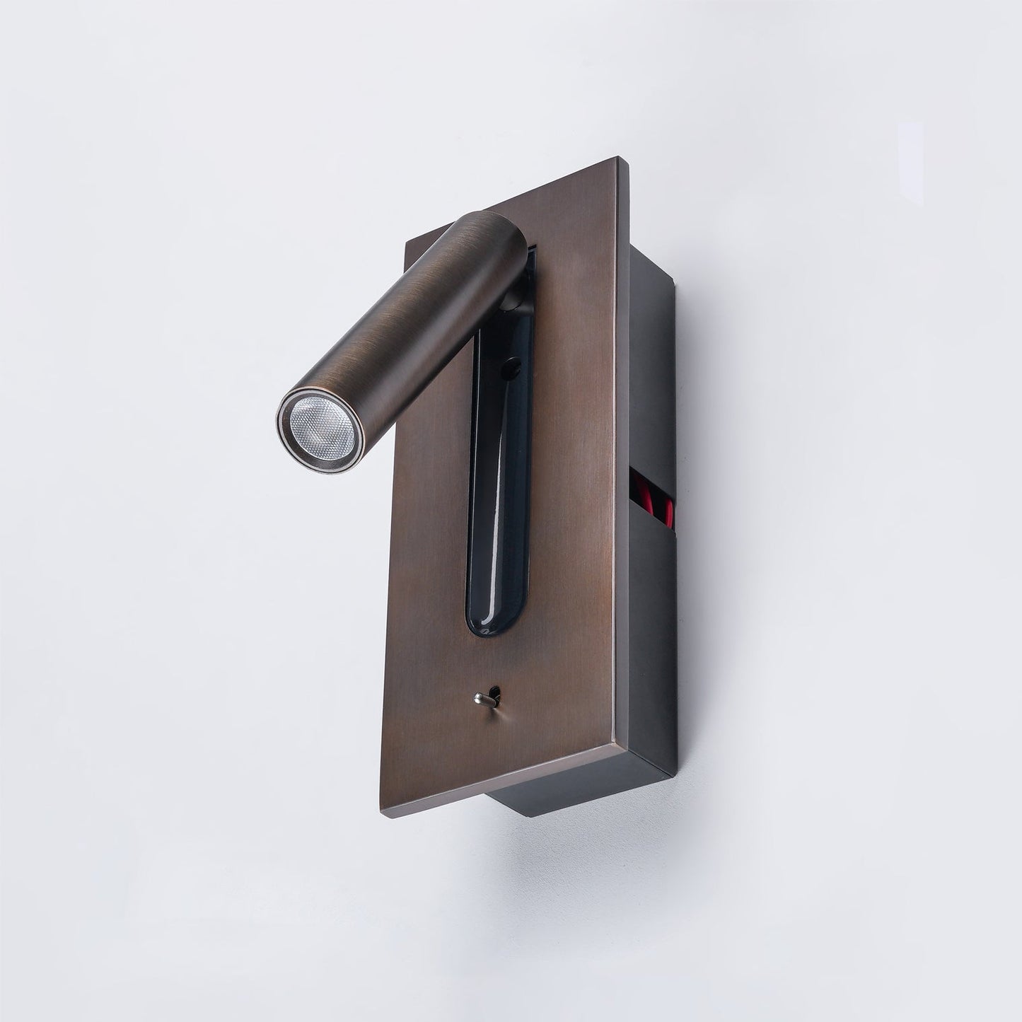 Folded Back Bedside Wall Lamp with LED Light and Switch