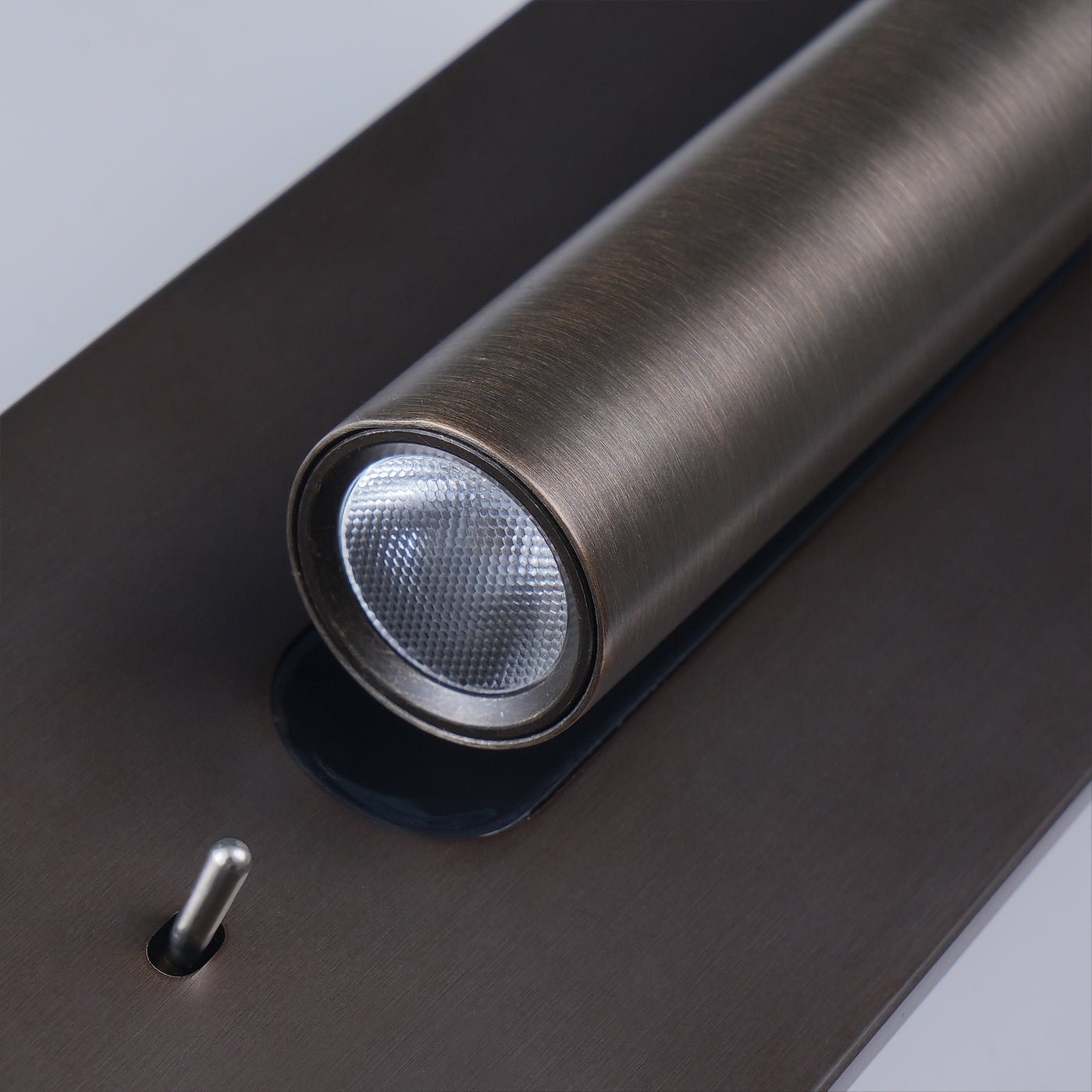 Folded Back Bedside Wall Lamp with LED Light and Switch